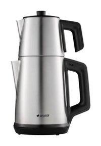 Arçelik K 3283 IN Çelik Demlikli 1650 W Çelik İnox Vintage Çay Makinesi