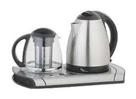 Fakir Teapot Vario Cam Demlikli 2200 W Metal İnox Vintage Çay Makinesi