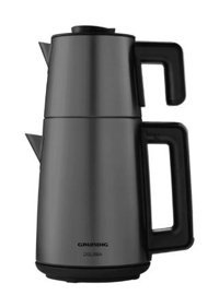 Grundig TM 7981 Delisia Çelik Demlikli 1650 W Çelik İnox Vintage Çay Makinesi