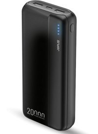 Jopus JP-P08 20000 mAh USB Çoklu Bağlantılı Kablolu Powerbank Siyah