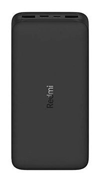 Xiaomi Redmi 20000 mAh Hızlı Şarjlı Dijital Göstergeli Type C Çoklu Bağlantılı Kablolu Powerbank Siyah