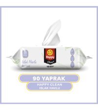 Happy Clean 90 Yaprak Islak Mendil