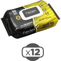 Flodex Yellow Garden 90 Yaprak 12'li Paket Islak Mendil