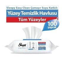 Sleepy Easy Clean Çamaşır Suyu Katkılı 100 Yaprak Islak Mendil