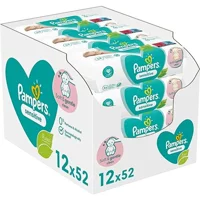 Prima Pampers Sensitive Yenidoğan 52 Yaprak 12'li Paket Islak Mendil