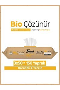 Sleepy Easy Clean Bio 50 Yaprak 3'lü Paket Islak Mendil
