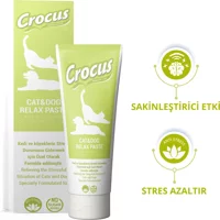 Crocus Relax Multivitamin Sakinleştirici Etki Yavru-Yaşlı Kedi Vitamini Macun 100 gr