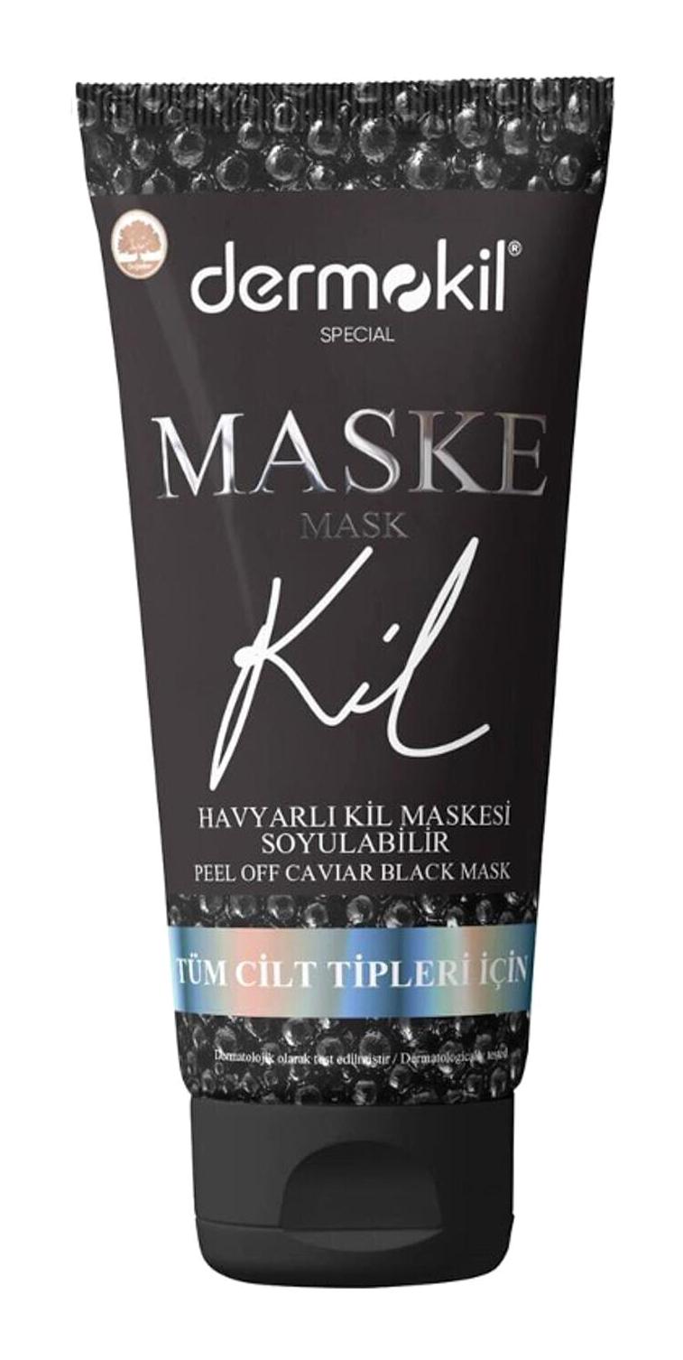 Dermokil Havyarlı Killi Nemlendirici Soyulabilir Jel Yüz Maskesi 75 ml