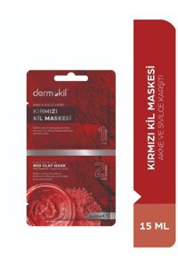 Dermokil Akne Ve Sivilce Karşıtı Kırmızı Killi Krem Yüz Maskesi 2x7.5 ml