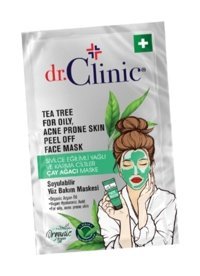 Dr. Clinic Çay Ağacı Soyulabilir Jel Yüz Maskesi 10 ml