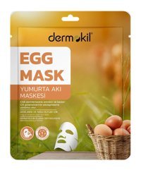 Dermokil Yumurta Akı Nemlendirici Kağıt Yüz Maskesi