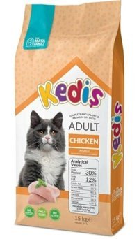 Kediş Tavuklu Az Tahıllı Yetişkin Kedi Maması 15 kg