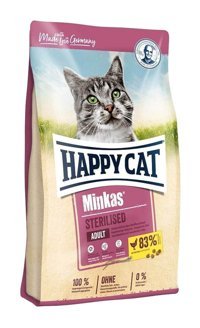 Happy Cat Minkas Tavuk Kısırlaştırılmış Tahıllı Yetişkin Kedi Maması 1.5 kg