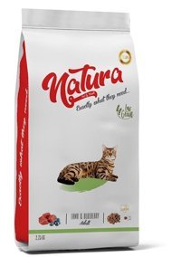 Natura Tavuklu-Yaban Mersinli Az Tahıllı Yetişkin Kedi Maması 2.25 kg