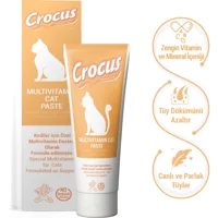 Crocus Multivitamin Bağışıklık Güçlendirici Yavru-Yaşlı Kedi Vitamini Macun 100 gr