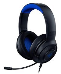 Razer Kraken X 3.5 mm Jack Gürültü Önleyici Mikrofonlu Kablolu Kulak Üstü Kulaklık Siyah - Mavi