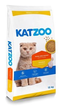 Katzoo Tavuklu Yavru Kedi Maması 15 kg