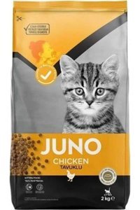 Juno Tavuk Tahıllı Yavru Kedi Maması 2 kg