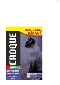Croque Balık Tahıllı Yetişkin Kedi Maması 600 gr