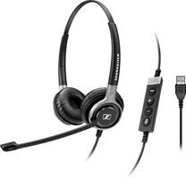 Sennheiser SC 660 USB Gürültü Önleyici Mikrofonlu Kablolu Kulak Üstü Kulaklık Siyah