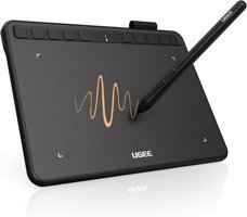 Ugee 10 Kısayol Tuşlu 4 inç Kalemli Kablolu Grafik Tablet Siyah
