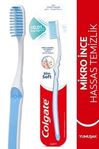 Colgate Mikro İnce Ekstra Yumuşak Manuel Diş Fırçası Şeffaf
