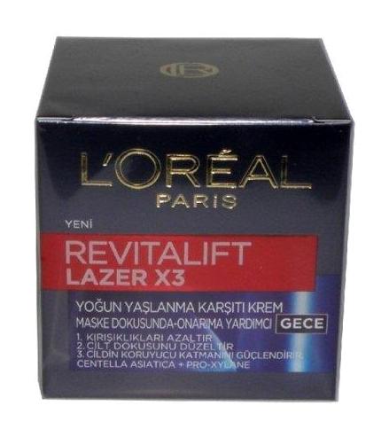 L'oréal Paris Revitalift Lazer X3 Nemlendirici Tüm Ciltler Anti-Aging Kırışıklık Giderici Boyun-Yüz Krem 50 ml