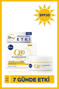 Nivea Q10 Power Nemlendirici Güneş Koruyuculu 15 Faktör Hassas Ciltler Anti-Aging Kırışıklık Giderici Yüz Krem 50 ml