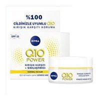 Nivea Q10 Nemlendirici Güneş Koruyuculu Hassas Ciltler Anti-Aging Kırışıklık Giderici Yüz Krem 50 ml