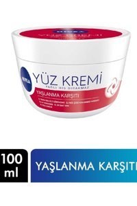 Nivea Yaşlanma Karşıtı Yüz Kremi Nemlendirici Kuru Ciltler Anti-Aging Kırışıklık Giderici Yüz Krem 100 ml