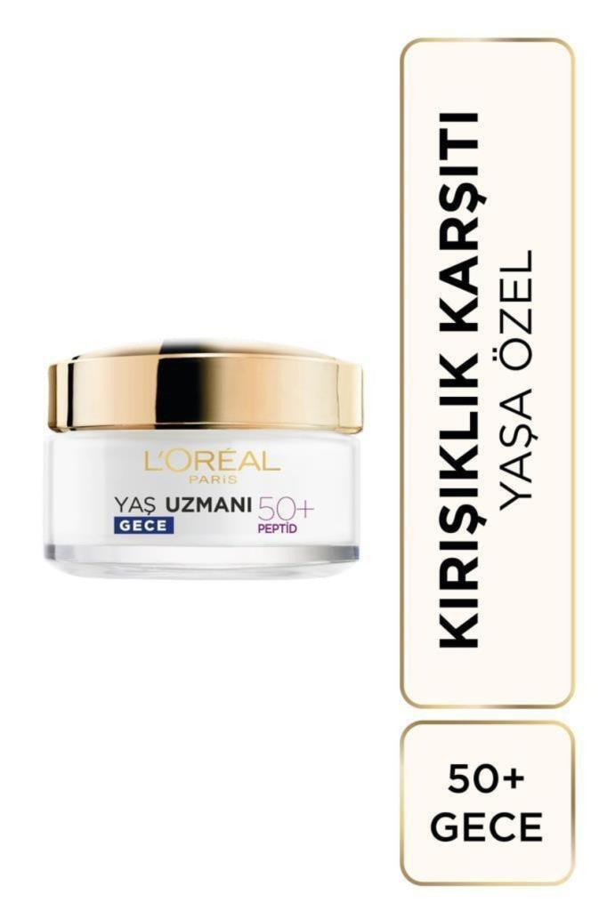 L'oréal Paris 50+ Yaş Uzmanı Nemlendirici Tüm Ciltler Anti-Aging Kırışıklık Giderici Boyun-Yüz Krem 50 ml