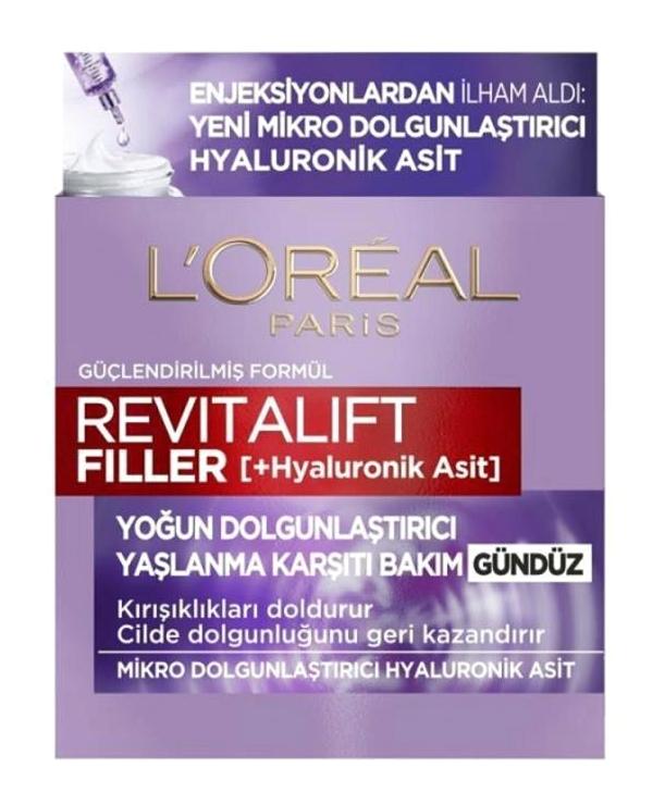 L'oréal Paris Men Expert Revitalift Filler Nemlendirici Tüm Ciltler Anti-Aging Kırışıklık Giderici Boyun-Yüz Krem 50 ml