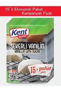 Kent Şekerli Vanilin 15x5 gr