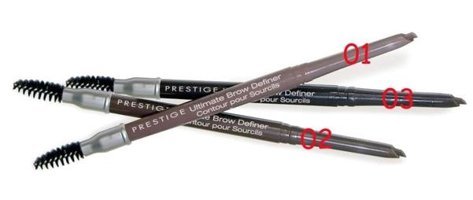 Prestige No:01 Suya Dayanıklı Çift Taraflı Kaş Kalemi Kahverengi
