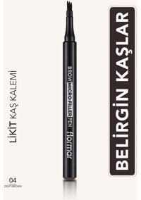 Flormar Brow Micro Filler No:004 Suya Dayanıklı Kaş Kalemi Deep Brown