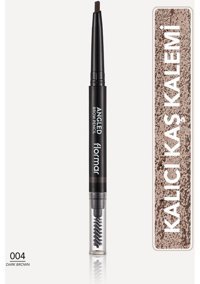 Flormar Angled No:004 Suya Dayanıklı Asansörlü Çift Taraflı Kaş Kalemi Kırmızı