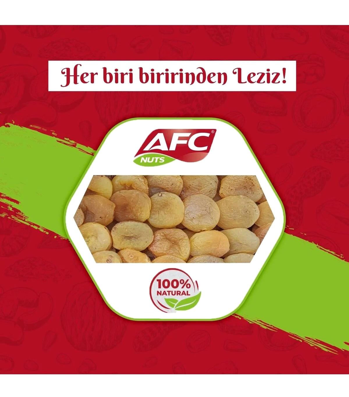 Afc Nuts B Kalite Organik Kayısı 1 kg