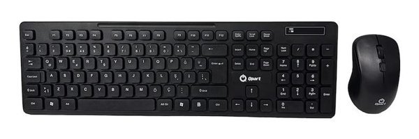 Qpart W100 Siyah Kablosuz Klavye Mouse Seti
