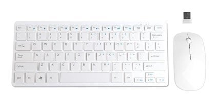 Polygold PG-8030 Ergonomik Beyaz Kablosuz Klavye Mouse Seti