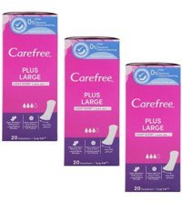Carefree Plus 20'li Uzun Günlük Ped