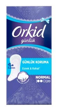 Orkid Günlük Koruma 20'li Normal Günlük Ped