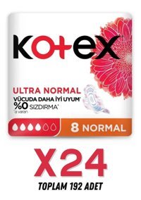 Kotex 8'li Normal Günlük Ped