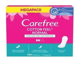 Carefree Cotton Feel Perfume Free 100'lü Normal Günlük Ped