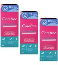Carefree Cotton Feel Fresh Scent 3 Adet 20'li Normal Günlük Ped