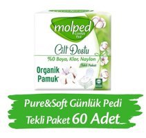 Molped Pure&Soft 60'lı Günlük Ped