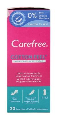 Carefree Cotton Feel Fresh Scent 1 Adet 20'li Normal Günlük Ped