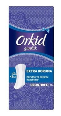 Orkid Extra Koruma 16'lı Uzun Günlük Ped