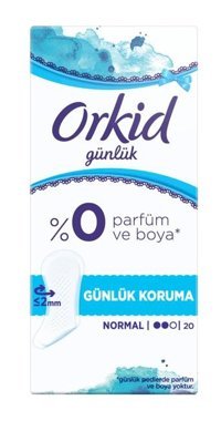 Orkid 20'li Uzun Günlük Ped