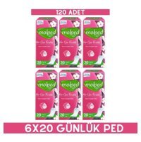 Molped 6 Adet 20'li Günlük Ped