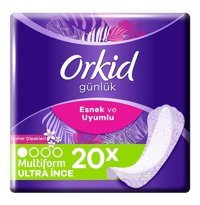 Orkid Esnek ve Uyumlu 20'li Günlük Ped